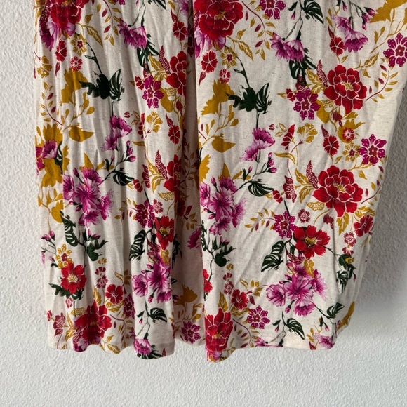 Floral Lace Trim Cami Top Size 1X Self Esteem Boho Flirty Romantic Vintage Charm - Picture 4 of 12